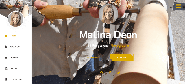 A Clean WordPress Theme for Craftsman Resume