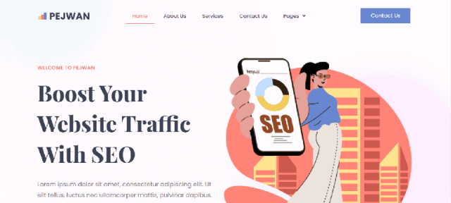 Pejwan - elementor template kit