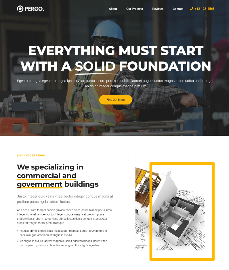 Pergo: A Sleek Flooring Company Design Template