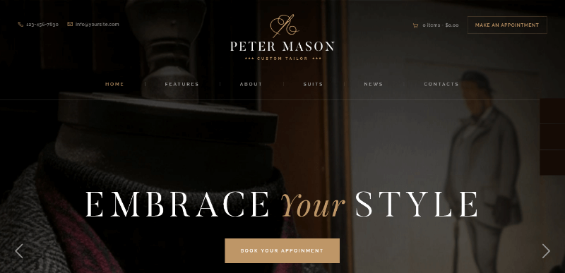 Peter Mason: The Essential WordPress Theme for Sewing Enthusiasts