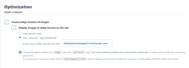 imagify configure