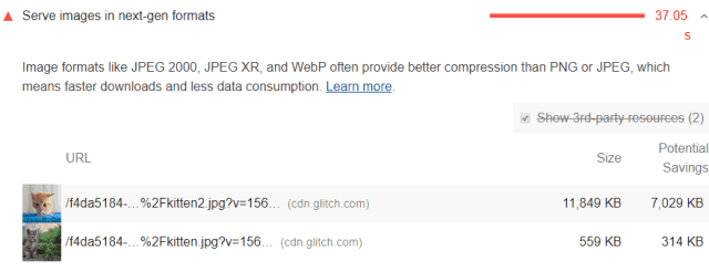 WordPress Webp next-gen format