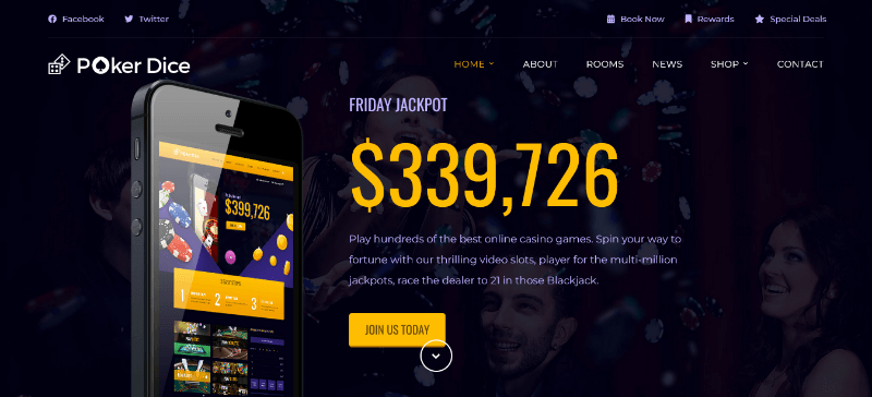 casino wordpress theme