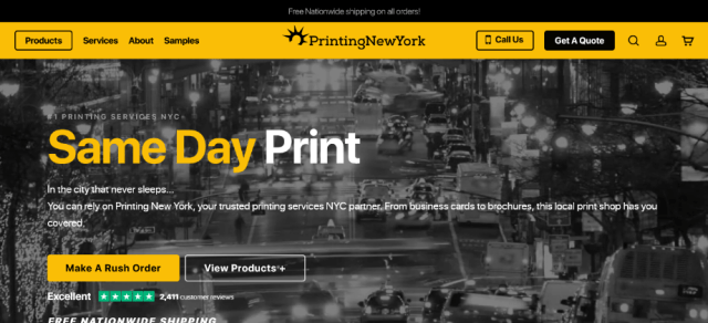 Printing New York