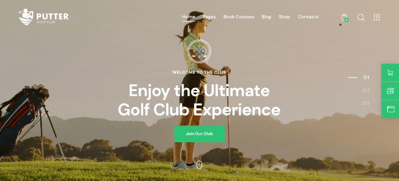 Putter: An Elegant Golf Website