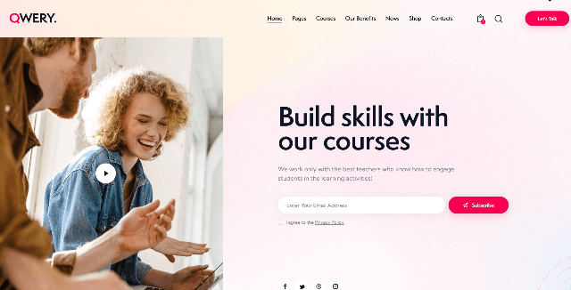 Qwery: A Luxurious WordPress Theme for Influencers