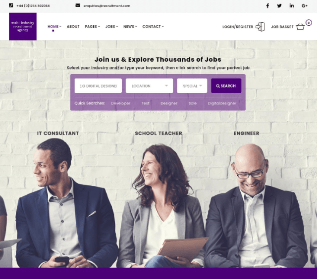 Recruitment Agency By CMSSuperHeroes