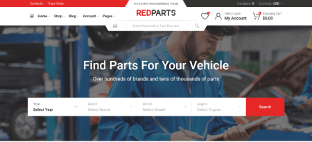auto shop wordpress theme
