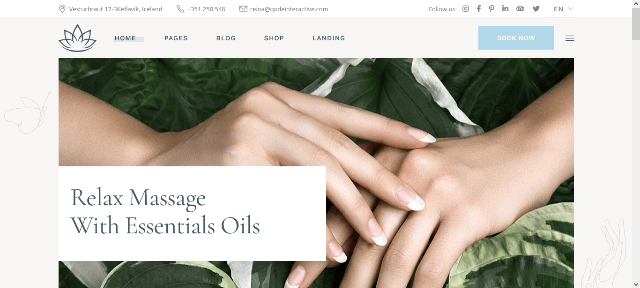 Reina: A Luxury Nail Salon WordPress Template