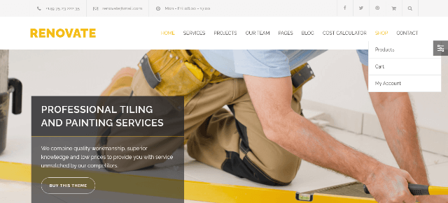 Renovate A Plumber Website Template