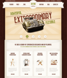 brown color wordpress themes