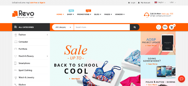 Revo: The Ultimate WooCommerce Theme