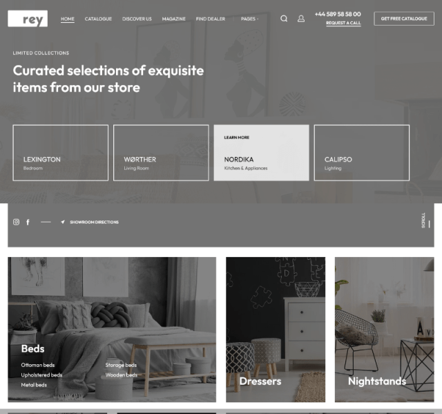 Rey: Responsive Fashion Boutique Template