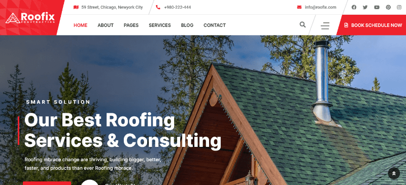 Roofix: A Premium Renovation and Remodeling Template