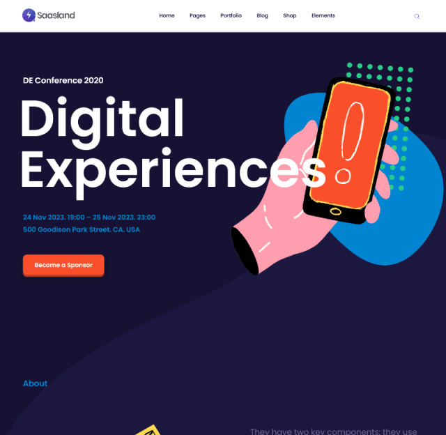 Saasland By DroitThemes