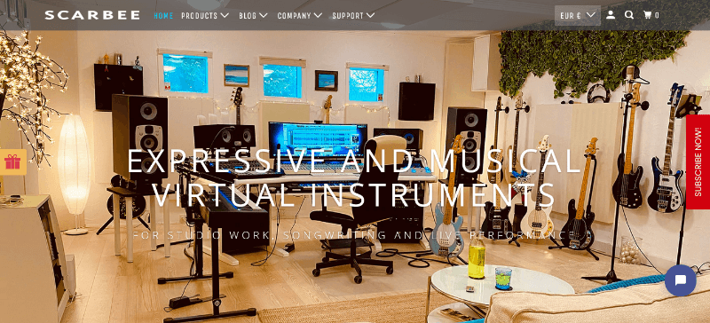 SCARBEE: An Example of a Shopify Website