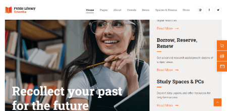 Bookstore WordPress Theme