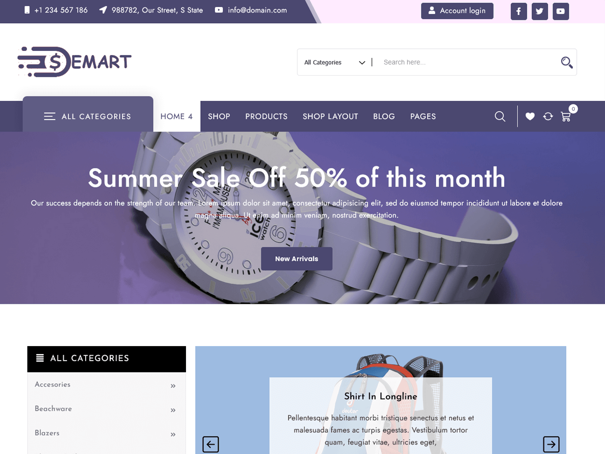 WordPress fashion theme