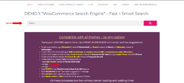 WooCommerce Search Engine