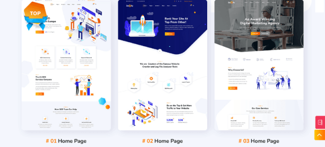 Seofy a SEO agency WordPress theme