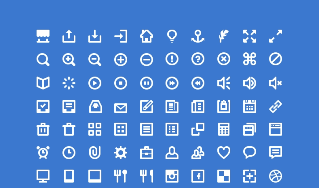 80 Shades of White Icons