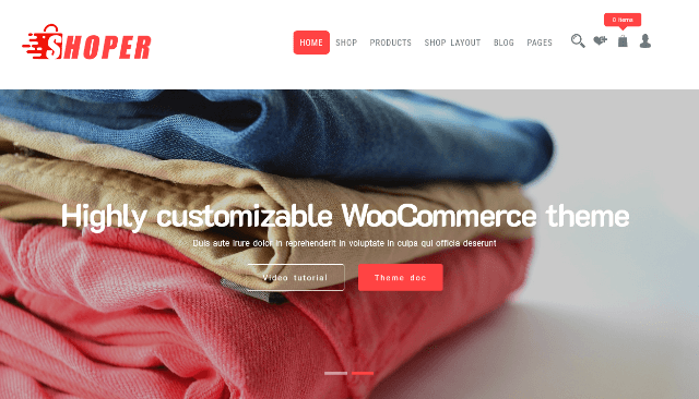 Shoper: Optimizing Tailoring Tasks with WordPress