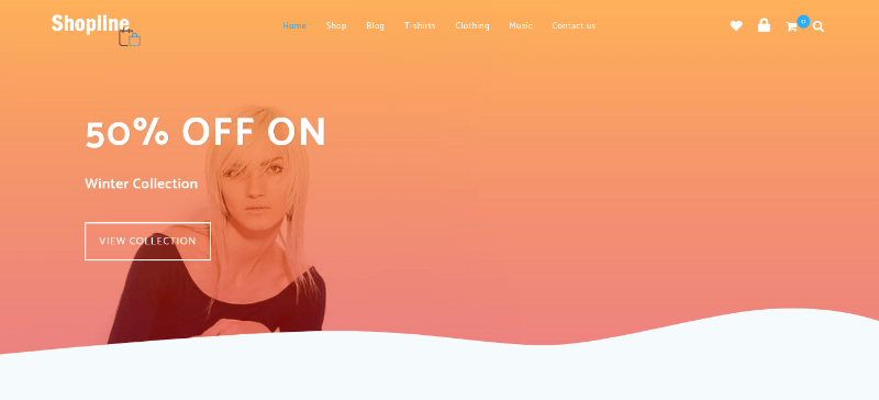 Shopline: The Free WordPress Template for eCommerce