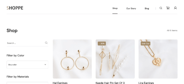 Shoppe: a Premium Quality Website Design