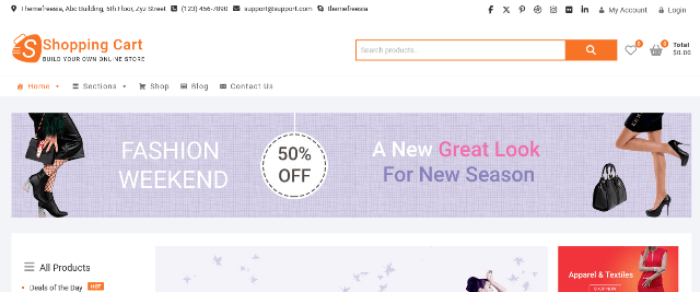 ShoppingCart: A Freebie WooCommerce Theme