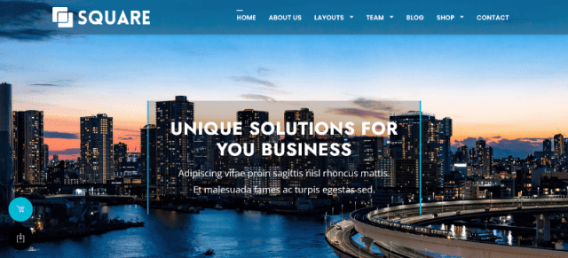 Square: A Free Community WordPress Theme
