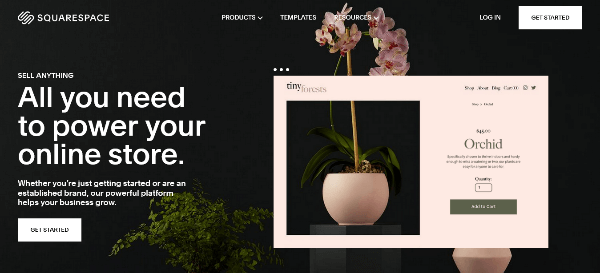 what is Squarespace e_commerce