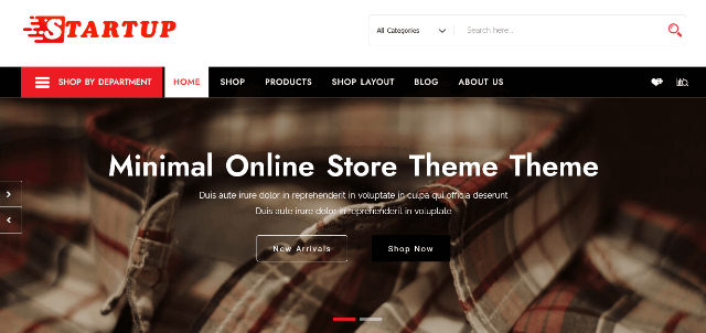 Startup Shop: Sleek Online Trading WooCommerce Template