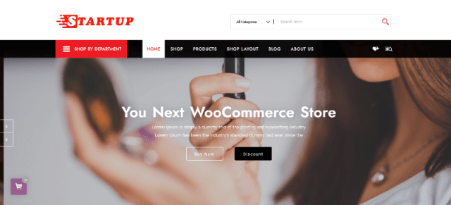 Startup Shop: Luxury Fashion Website Template