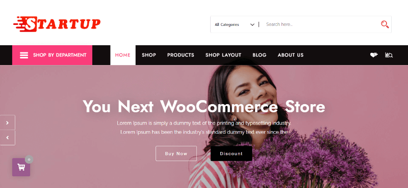 A Clean Floral Design Template