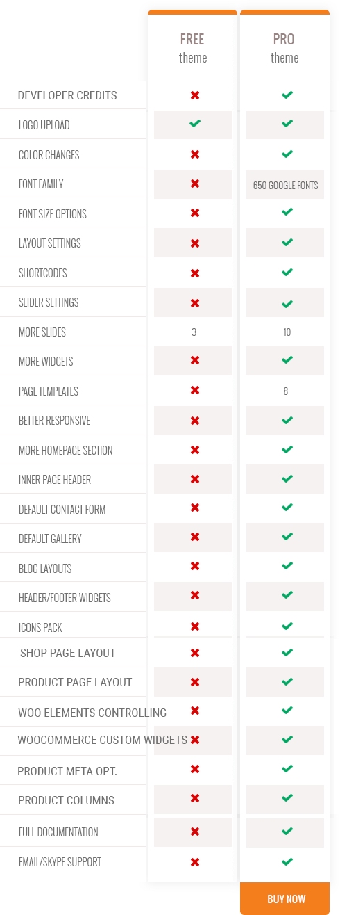 Free Store WordPress theme