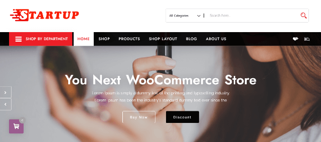 StartupShop: A Classic Three Column Layout
