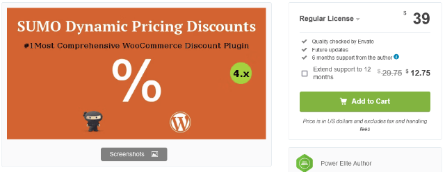 SUMO Dynamic Pricing Discounts