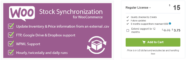 Auto Stock Synchronization Product Manager Plugin