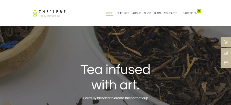 TheLeaf: Sleek SEO-Friendly Tea Shop Theme