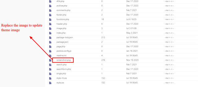 How to Change Theme Image