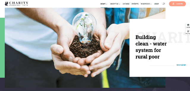 Charity: A Foundation Crowdfunding Website Theme