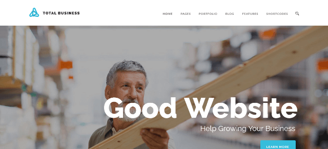 Total Business: a Multipurpose Woodworker WordPress Theme