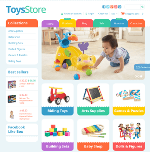 Toys Shopify template