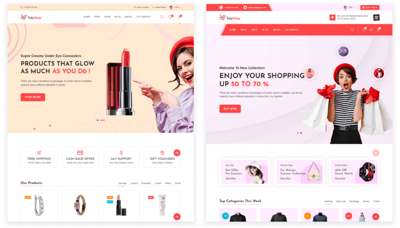 Online Store HTML Template