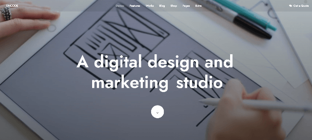 Uncode: An Inspiring Corporate Website WordPress Theme