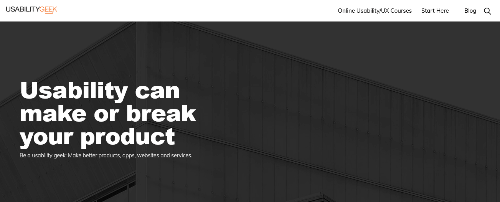Usability Geek – Focuses on accessibility and usability in design