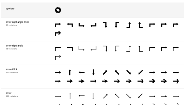 Open Iconic Icon Set