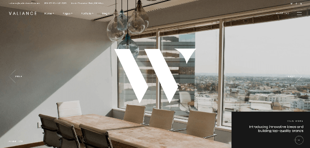 Valiance, an Elite Organization Website Template 