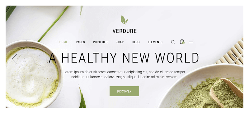 Verdure: Web Design for Tea Shops