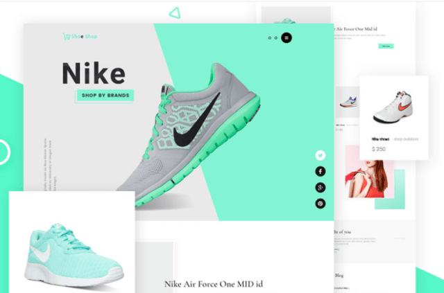 eCommerce Photoshop Template